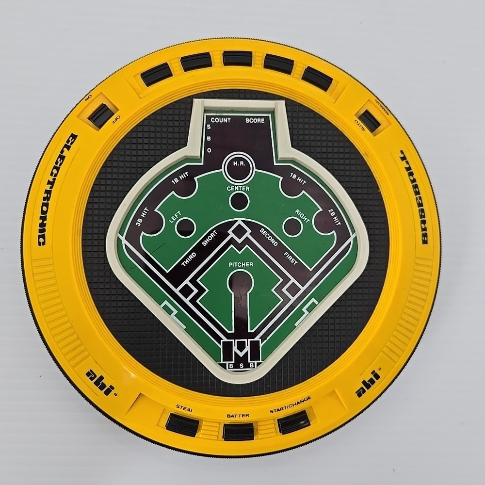Electronic Baseball Game 1980 ahi Azrak‎ Hamway Battery Operated (Missing Cover)